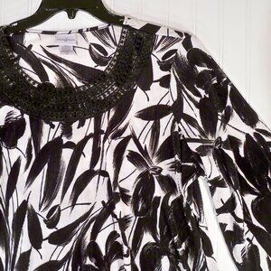 Jaclyn Smith, Gated Black White Top 3X